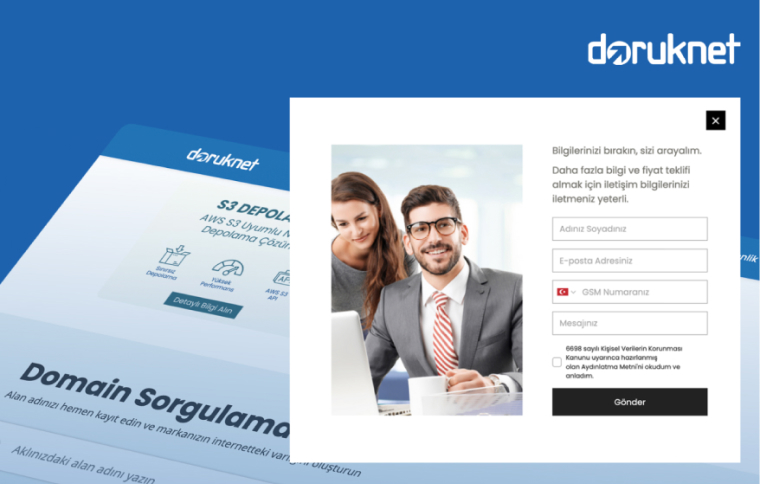 DorukNet's Journey to Increased Leads & Lowered Exit Rates with Popupsmart