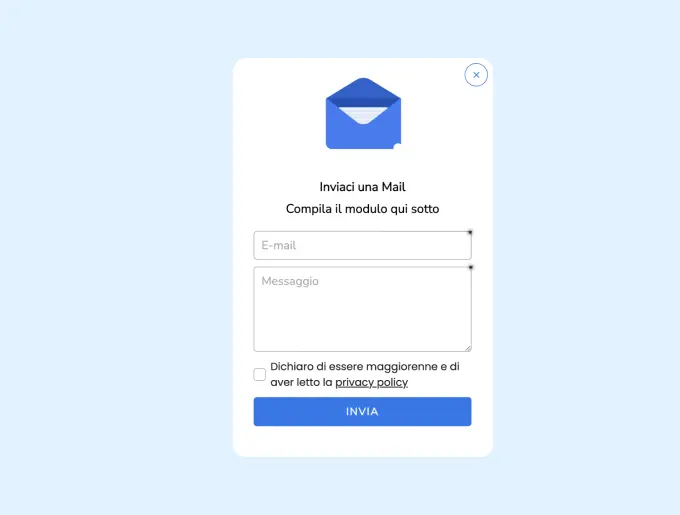 Customize Email Popup