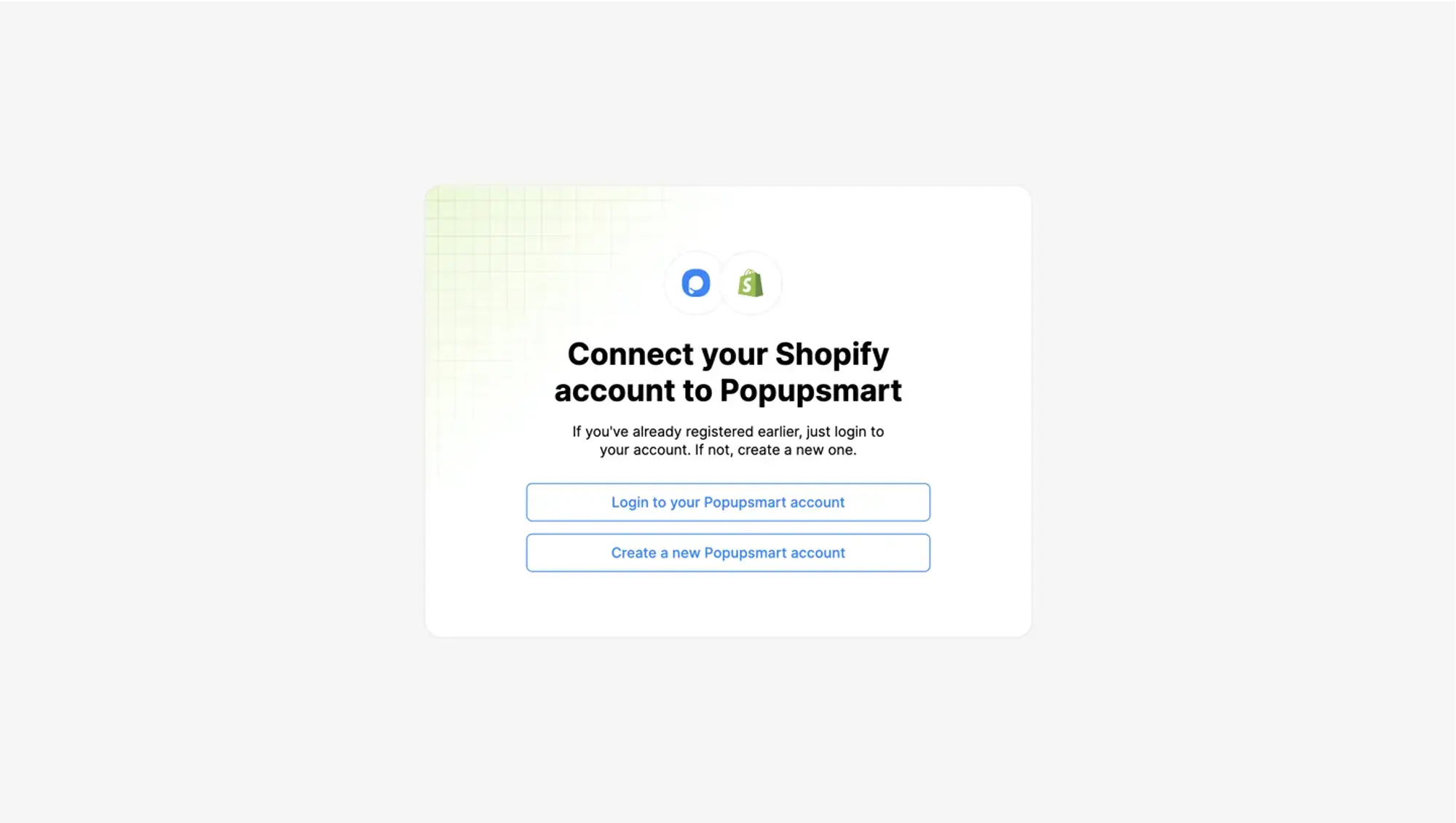 Connect your Shopify account