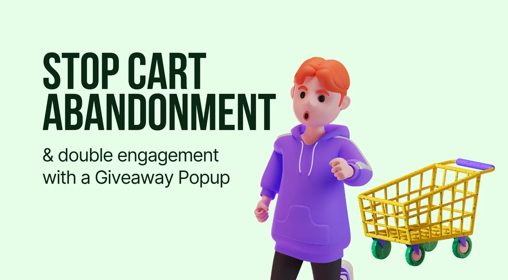 Stop Cart Abandonment & Double Engagement with a Giveaway Popup