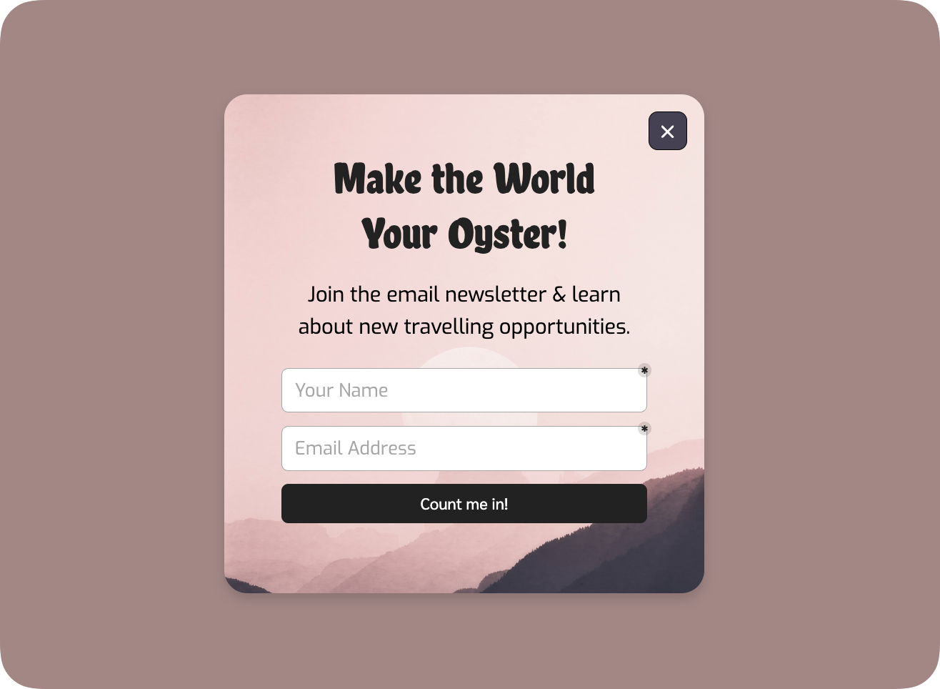 Grow Your Email List to Inspire for Traveling